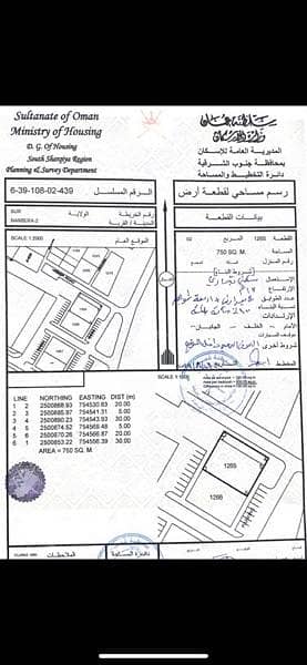 ارض سكنية  للبيع في صور، الشرقية - أرض سكنية للبيع في صور، الشرقية