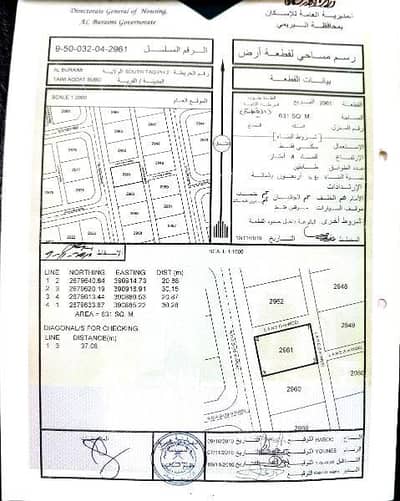 ارض سكنية  للبيع في البريمي، البريمي - أرض سكنية للبيع في البريمي