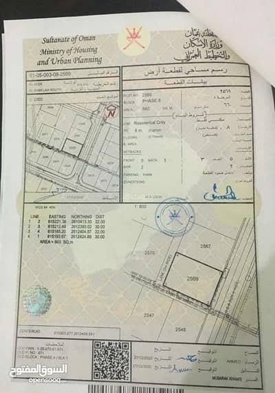 ارض سكنية  للايجار في المعبيلة، مسقط - أرض سكنية للإيجار في المعابيل، مسقط