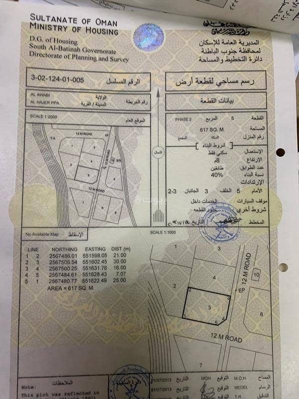 أرض سكنية للبيع في العوابي، الباطنة أرض سكنية للبيع في العوابي، الباطنة