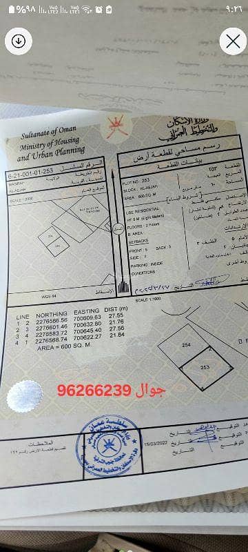 ارض سكنية  للبيع في مصيرة، الشرقية - أرض سكنية للبيع في مسيرة، الشرقية