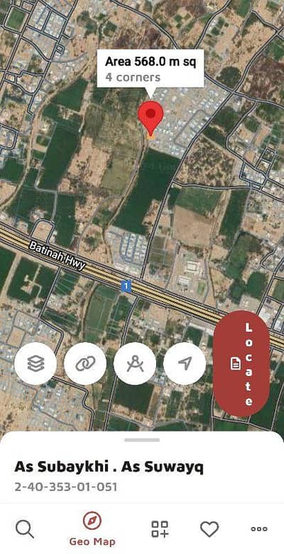 ارض سكنية  للبيع في السويق، الباطنة - أرض سكنية للبيع في السويق، الباطنة