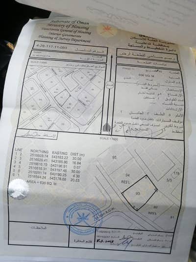 Residential Land for Sale in Nizwa, Al Dakhiliya - Residential Land For Sale in Nizwa, Al Dakhiliya