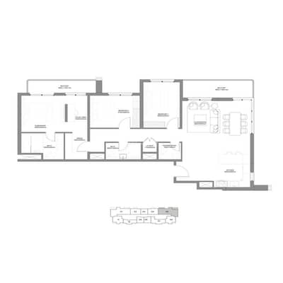 3 Bedroom Flat for Sale in Yiti, Muscat - 3 Bedroom Apartment For Sale in Yiti, Muscat