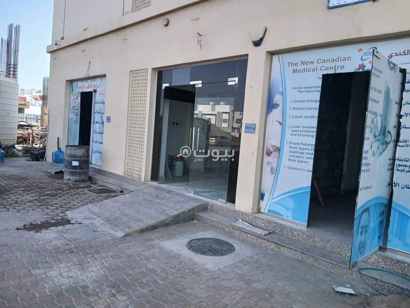 مساحة تجارية 36 متر مربع للايجار في المعابيل، مسقط مساحة تجارية 36 متر مربع للايجار في المعابيل، مسقط