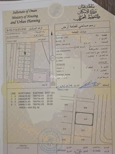 Residential Land for Sale in Ja'alan Bani Bu Ali, Al Sharqiya - Residential Land For Sale in Ja'alan Bani Bu Ali, Al Sharqiya