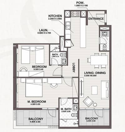 2 Bedroom Apartment for Sale in Sultan Haitham City, Muscat - 2 Bedroom Apartment For Sale in Sultan Haitham City, Muscat