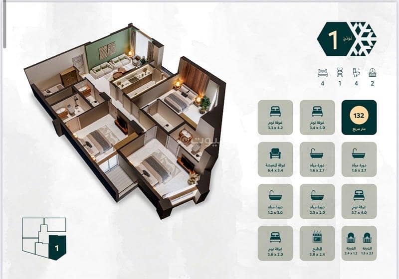 3 Bedroom Apartment For Sale in Al Maabilah, Muscat 3 Bedroom Apartment For Sale in Al Maabilah, Muscat