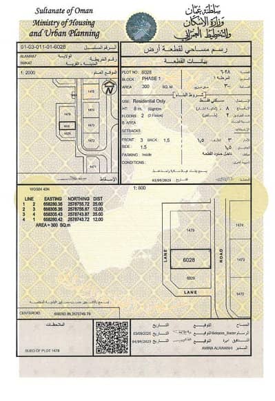ارض سكنية  للبيع في العامرات، مسقط - أرض سكنية للبيع في الأمارات، مسقط