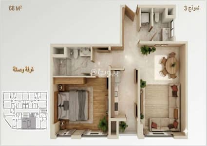 شقة 1 غرفة نوم للبيع في الخوض، مسقط - شقة من غرفة نوم واحدة للبيع في الخوض، مسقط