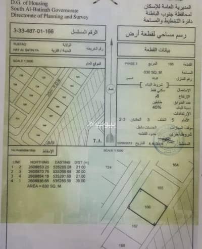 ارض سكنية  للبيع في الرستاق، الباطنة - أرض سكنية للبيع في الرستاق، الباطنة