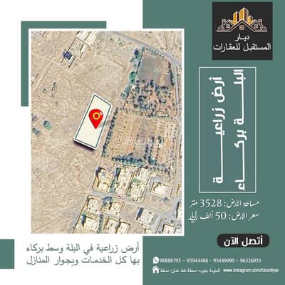 ارض سكنية  للبيع في بركاء، الباطنة - أرض سكنية للبيع في بركة، الباطنة