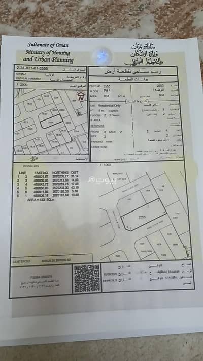 Residential Land for Sale in Saham, Al Batinah - Residential Land For Sale in Saham, Al Batinah