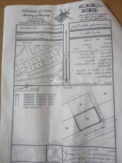 ارض سكنية  للبيع في صحم، الباطنة - أرض سكنية للبيع في صحم، الباطنة