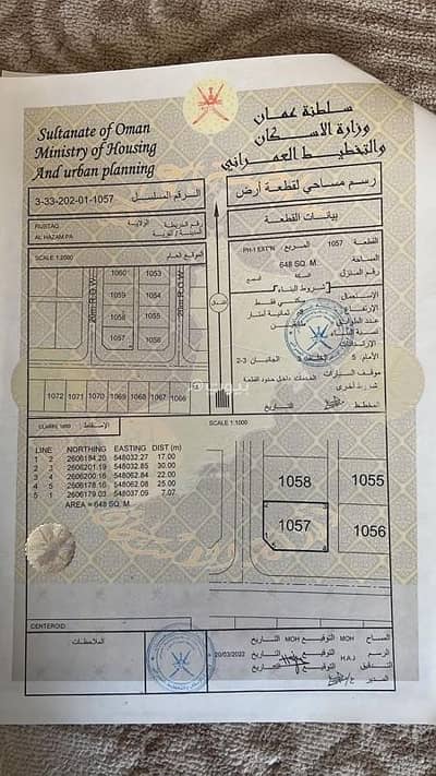 ارض سكنية  للبيع في الرستاق، الباطنة - أرض سكنية للبيع في الرستاق، الباطنة