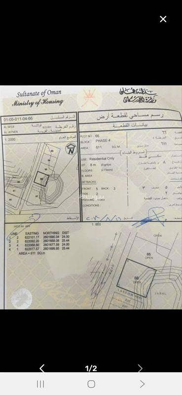 Residential Land for Sale in Al Jafnayn, Muscat - Residential Land For Sale in Al Jafnayn, Muscat