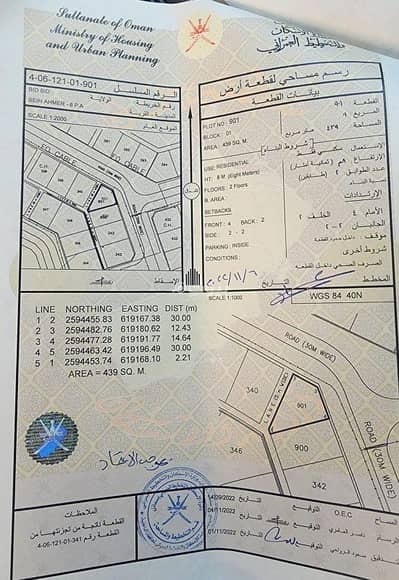 ارض سكنية  للبيع في بدبد، الداخلية - أرض سكنية للبيع في بدبد، الداخلية