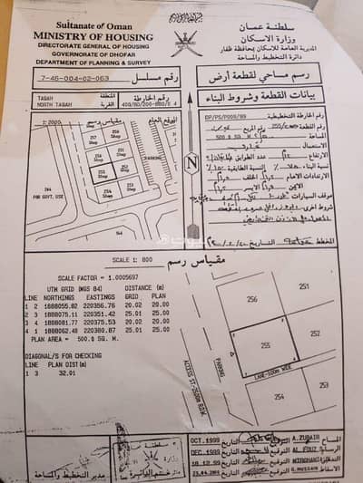 ارض سكنية  للبيع في طاقة، ظفار - أرض سكنية للبيع في طاقة، ظفار