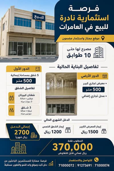 Commercial Building for Sale in Al Amarat, Muscat - Commercial Building For Sale in Al Amarat, Muscat