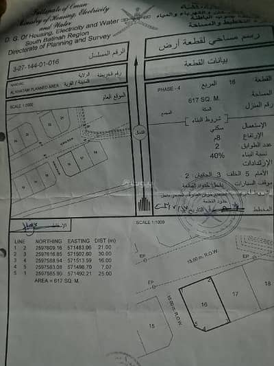 ارض سكنية  للبيع في نخل، الباطنة - أرض سكنية للبيع في نخل، الباطنة