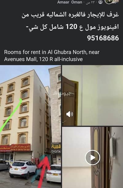 1 Bedroom Room for Rent in Al Ghubrah, Muscat - Room For Rent in Al Ghubrah, Muscat