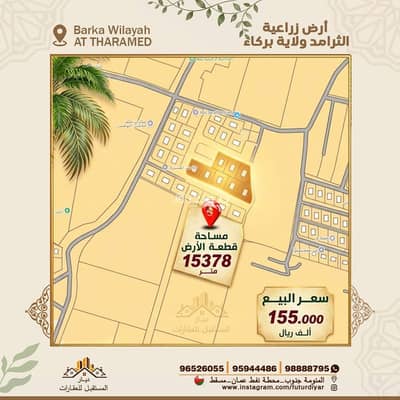 ارض سكنية  للبيع في بركاء، الباطنة - أرض سكنية للبيع في بركة، الباطنة