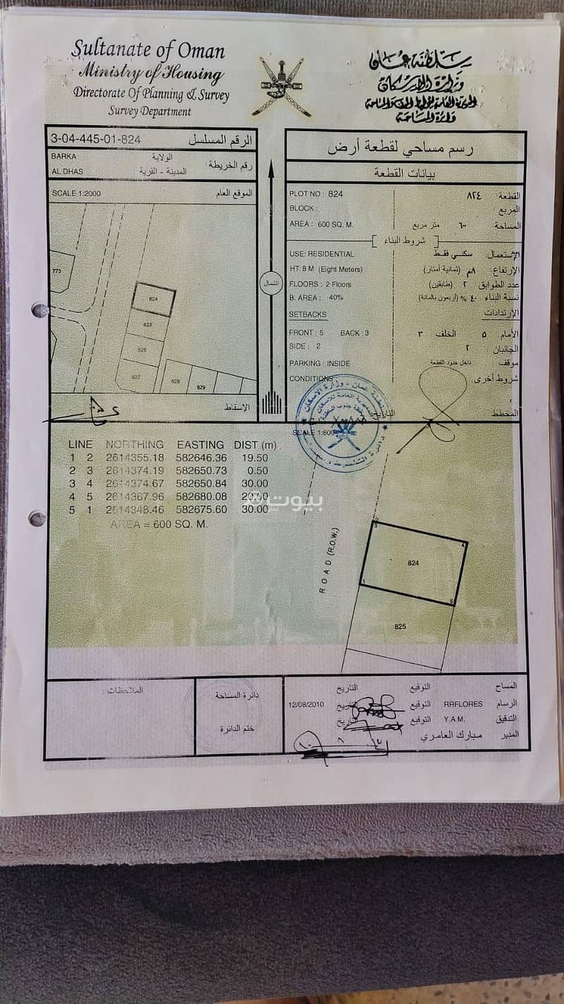 Residential Land For Sale in Barka, Al Batinah Residential Land For Sale in Barka, Al Batinah