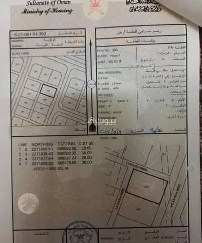 ارض سكنية  للبيع في مصيرة، الشرقية - أرض سكنية للبيع في مصيرة، الشرقية