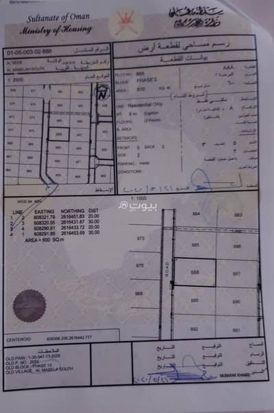 ارض سكنية  للبيع في السيب، مسقط - أرض سكنية للبيع في السيب، مسقط
