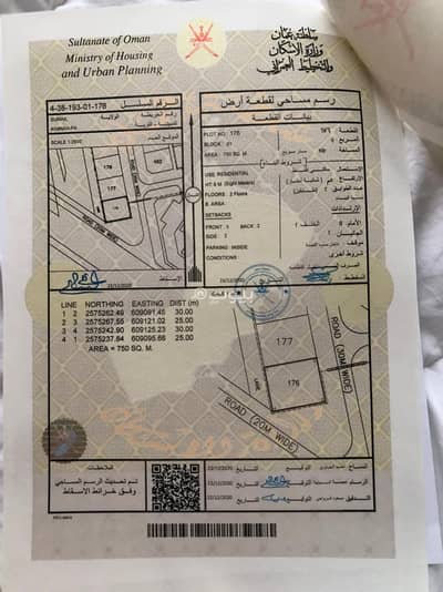 ارض سكنية  للبيع في سمائل، الداخلية - أرض سكنية للبيع في سمائل، الداخلية