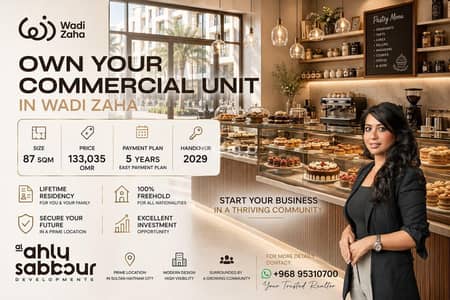 Other Commercial for Sale in Sultan Haitham City, Muscat - 87 SQM Commercial Property For Sale in Sultan Haitham City