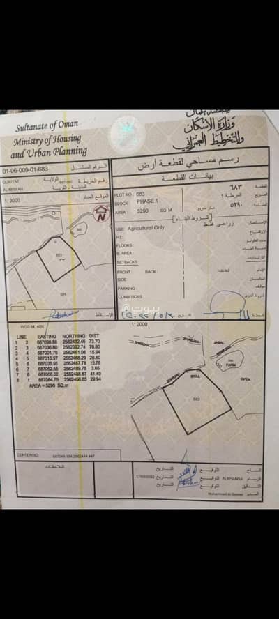 ارض سكنية  للبيع في قريات، مسقط - أرض سكنية للبيع في قريات، مسقط