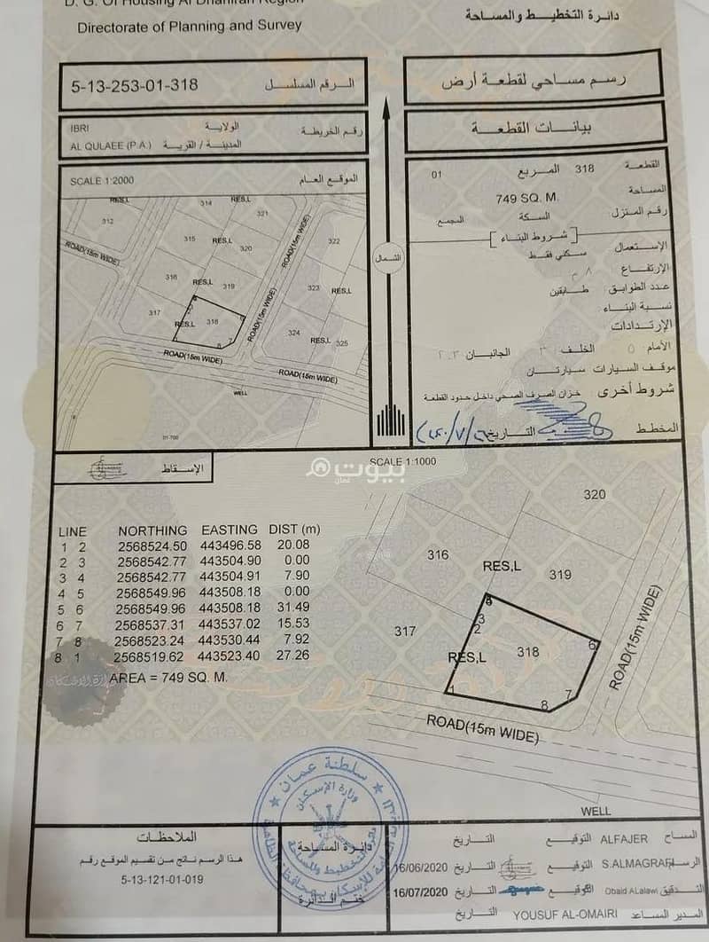 Residential Land For Sale in Ibri, Al Dhahirah Residential Land For Sale in Ibri, Al Dhahirah