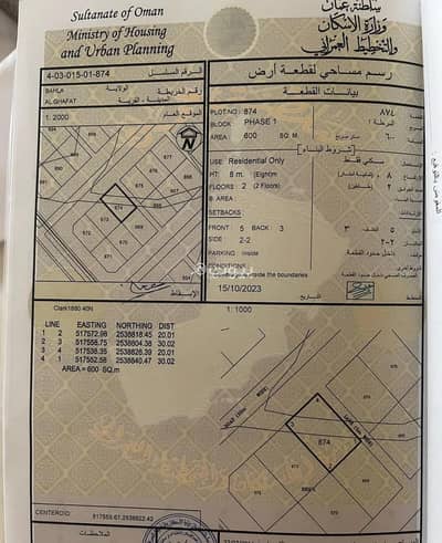 ارض سكنية  للبيع في بهلاء، الداخلية - أرض سكنية للبيع في بهلاء، الداخلية