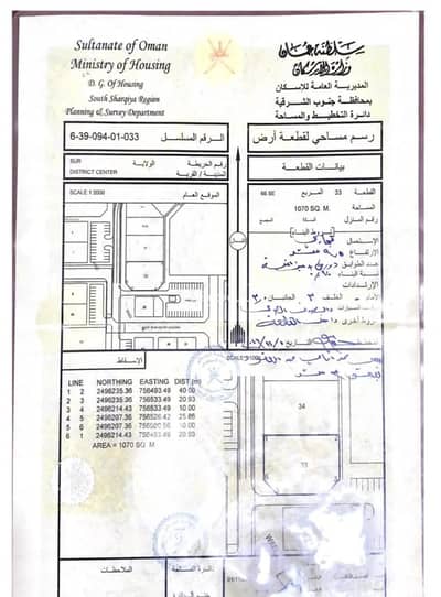ارض سكنية للبيع في صور، الشرقية - أرض سكنية للبيع في صور، الشرقية ارض سكنية للبيع في صور، الشرقية - أرض سكنية للبيع في صور، الشرقية