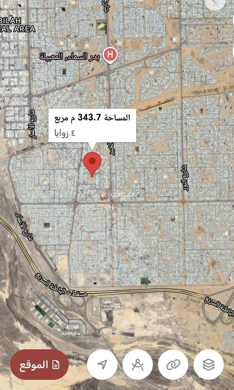 Residential Land For Sale in Al Maabilah, Muscat Residential Land For Sale in Al Maabilah, Muscat