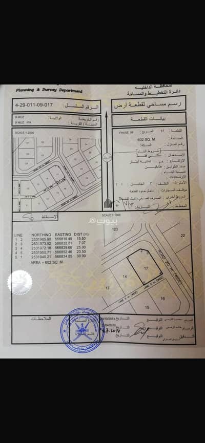 ارض سكنية  للبيع في نزوى، الداخلية - أرض سكنية للبيع في نزوى، الداخلية
