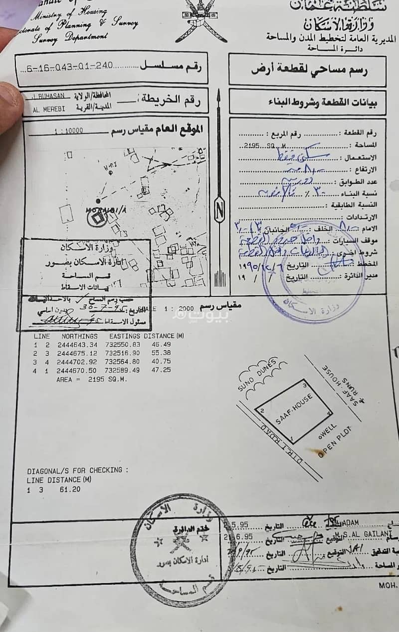 Residential Land For Sale in Jalan Bani Buhassan, Al Sharqiya Residential Land For Sale in Jalan Bani Buhassan, Al Sharqiya