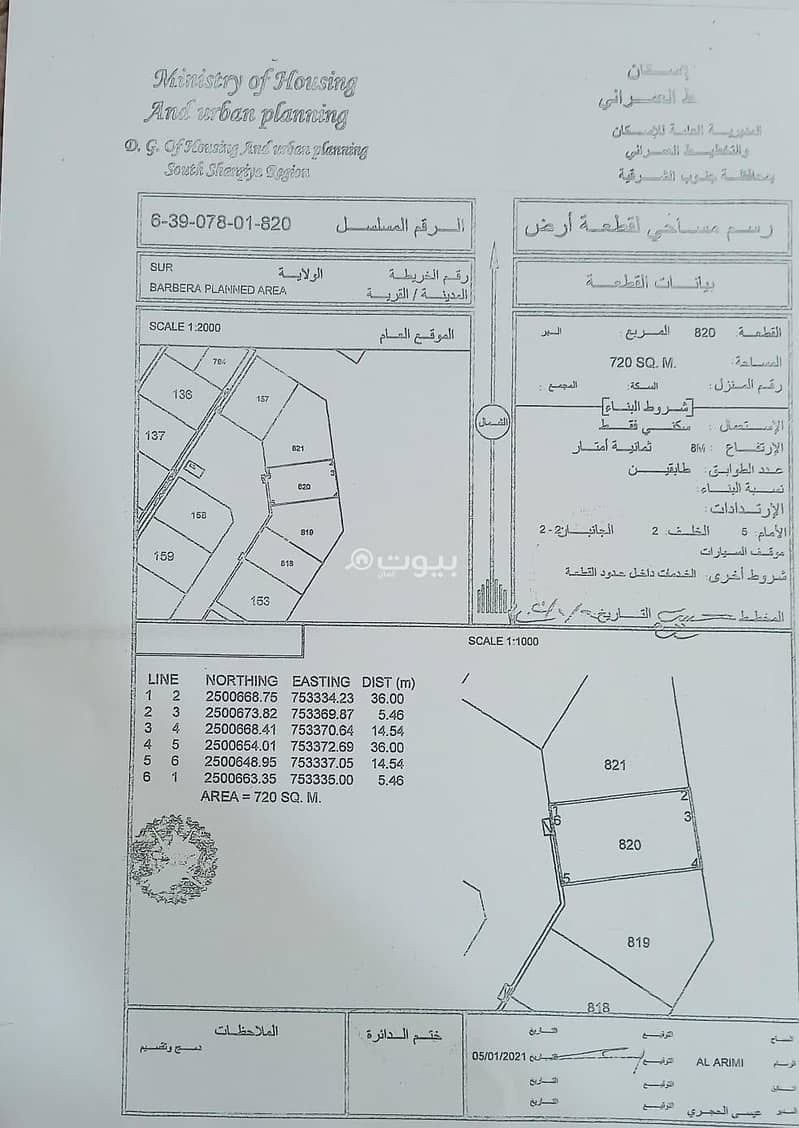 Residential Land For Sale in Sur, Al Sharqiya Residential Land For Sale in Sur, Al Sharqiya