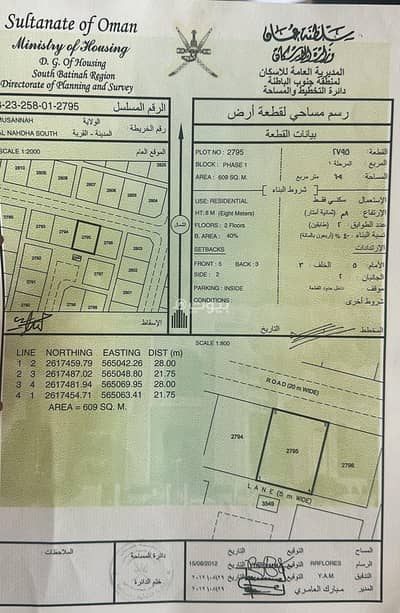 Residential Land for Sale in Al Masn'a, Al Batinah - Residential Land For Sale in Al Masn'a, Al Batinah