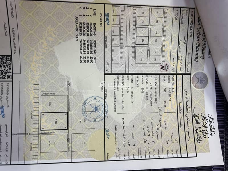 Residential Land For Sale in Adam, Al Dakhiliya Residential Land For Sale in Adam, Al Dakhiliya