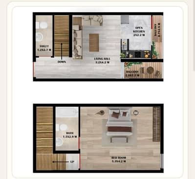 1 Bedroom Flat for Sale in Al Mawaleh, Muscat - 1 Bedroom Apartment For Sale in Al Mawaleh, Muscat