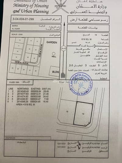 Residential Land for Sale in Barka, Al Batinah - Residential Land For Sale in Barka, Al Batinah