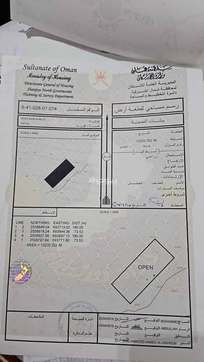 ارض سكنية  للايجار في وادي بني خالد، الشرقية - أرض سكنية للإيجار في وادي بني خالد، الشرقية