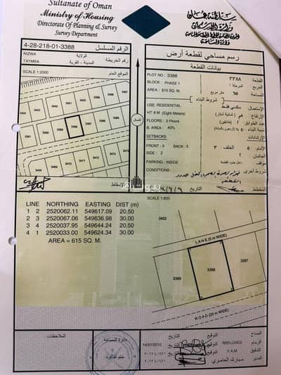 Residential Land for Sale in Nizwa, Al Dakhiliya - Residential Land For Sale in Nizwa, Al Dakhiliya
