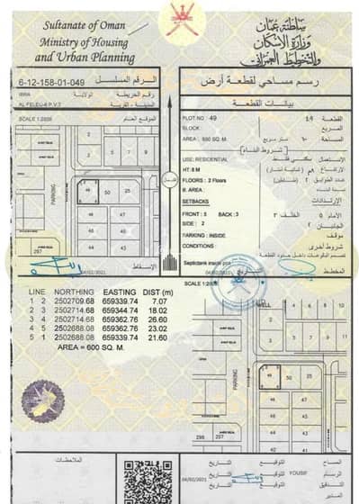 ارض سكنية  للبيع في إبراء، الشرقية - أرض سكنية للبيع في إبراء، الشرقية
