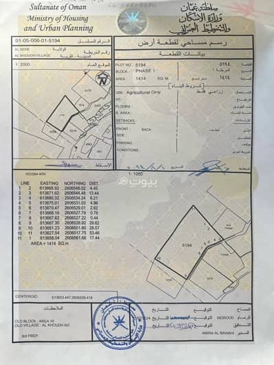 Residential Land for Sale in Al Khoud, Muscat - Residential Land For Sale in Al Khoud, Muscat Residential Land for Sale in Al Khoud, Muscat - Residential Land For Sale in Al Khoud, Muscat