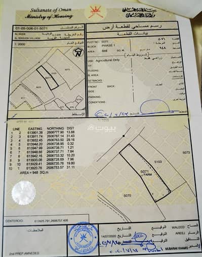 Residential Land for Sale in Al Khoud, Muscat - Residential Land For Sale in Al Khoud, Muscat Residential Land for Sale in Al Khoud, Muscat - Residential Land For Sale in Al Khoud, Muscat
