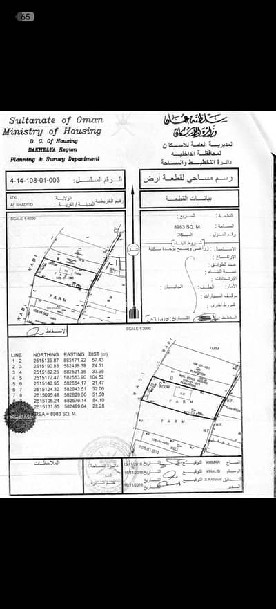 Residential Land for Sale in Izki, Al Dakhiliya - Residential Land For Sale in Izki, Al Dakhiliya