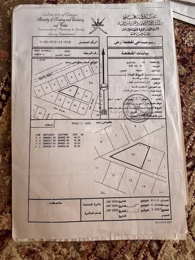 Residential Land for Sale in Wadi Al Ma'awal, Al Batinah - Residential Land For Sale in Wadi Al Ma'awal, Al Batinah
